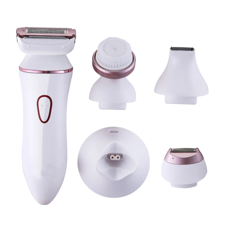 4 in 1 lady shaver razor for women Hair removal trimmer bikini/body/face/underarm Washable Rechargeable Electric Epilator
4 in 1 lady shaver razor for women Hair removal trimmer bikini/body/face/underarm Washable Rechargeable Electric Epilator