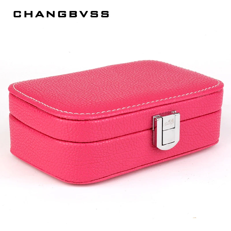 Removable Fashion Women Jewelry Box Multi Colors litchi PU Leather Jewelry OrganizerPoratble Rings Necklaces Jewelry Storage Box
Removable Fashion Women Jewelry Box Multi Colors litchi PU Leather Jewelry OrganizerPoratble Rings Necklaces Jewelry Storage Box