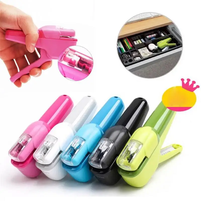 For school office Mini Stapler Safe Staple Free Stapler Office Paper binding Stapleless Stapler Without Staple
For school office Mini Stapler Safe Staple Free Stapler Office Paper binding Stapleless Stapler Without Staple