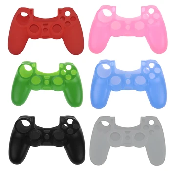 10pcs Silicone Skin Cover Case Protection Skin For Sony for Playstation 4 for PS4 bluetooth wireless gamepad case
10pcs Silicone Skin Cover Case Protection Skin For Sony for Playstation 4 for PS4 bluetooth wireless gamepad case