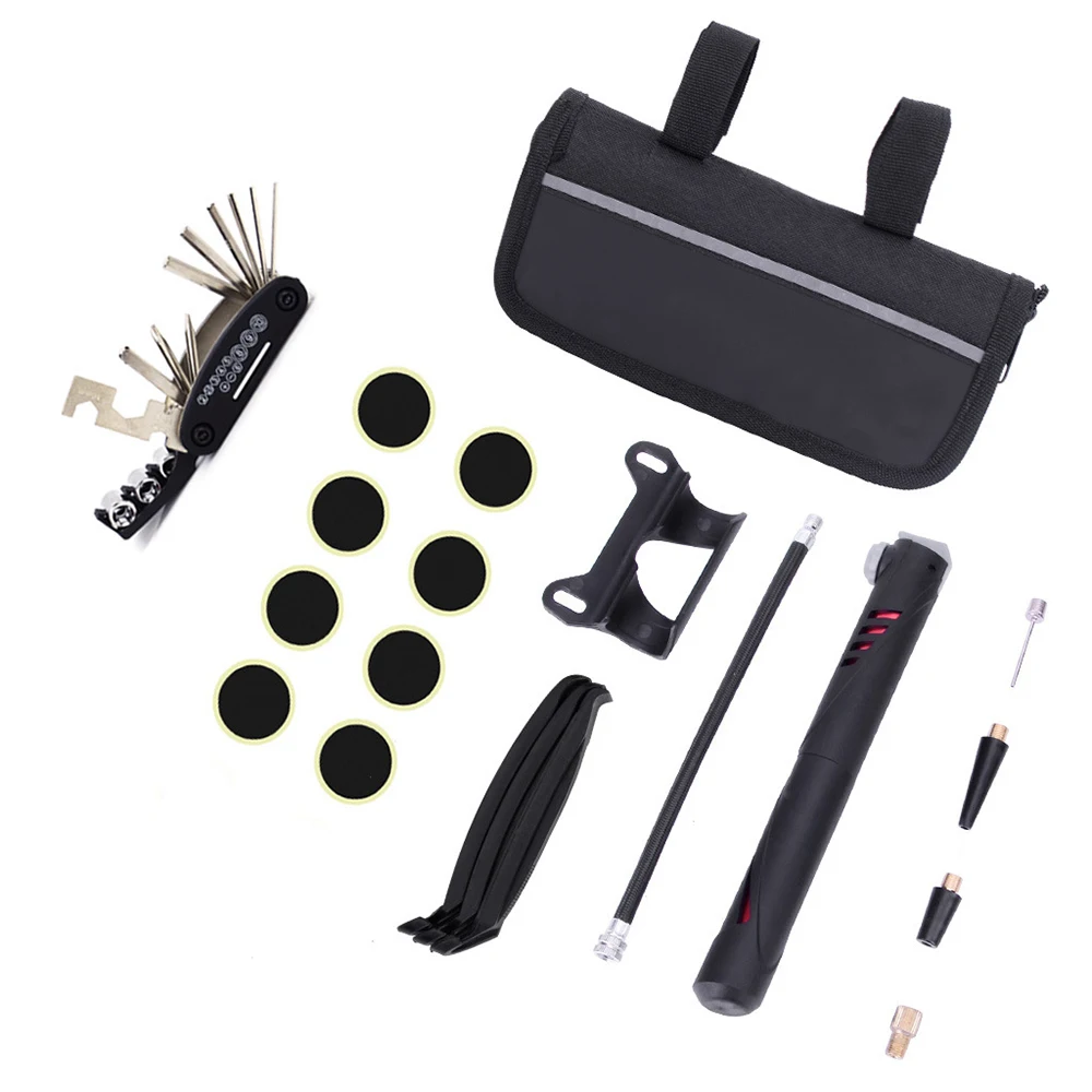 Mountain Bike Bicycle Multi-tool Combination Tool Repair Tool Tire Repair Kit Mini Air Pump
Mountain Bike Bicycle Multi-tool Combination Tool Repair Tool Tire Repair Kit Mini Air Pump