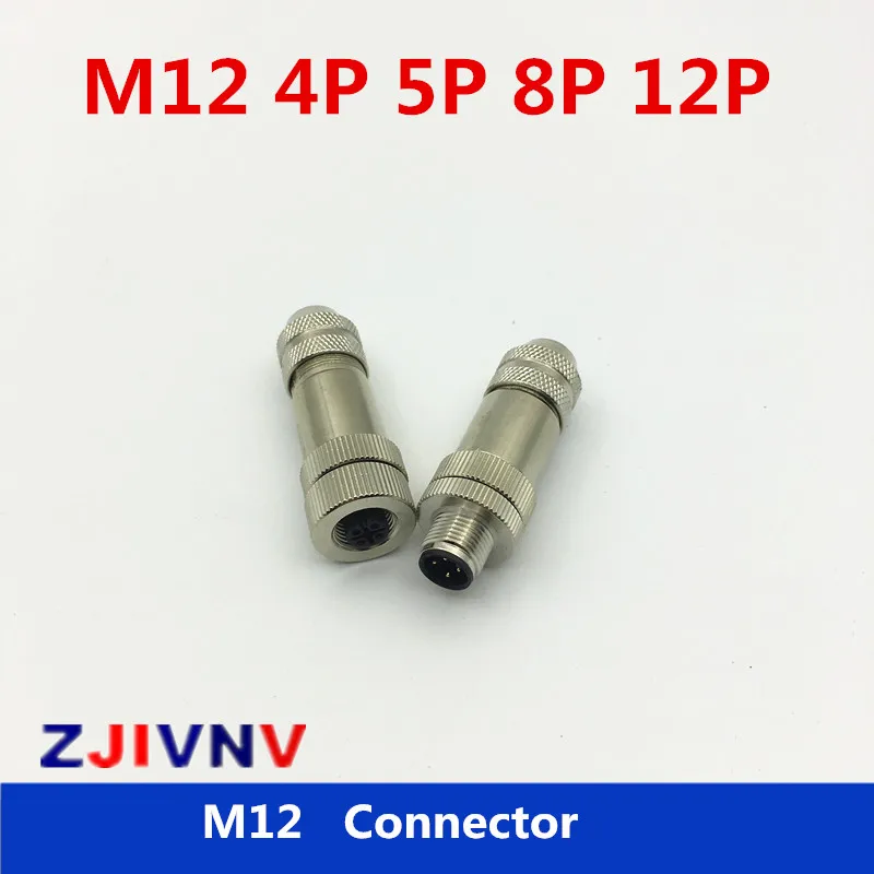 M12 Sensor Waterproof connector Metal Signal shielding Male Female screw threaded 4 5 8 12 Pin metal sheel straight plug
M12 Sensor Waterproof connector Metal Signal shielding Male Female screw threaded 4 5 8 12 Pin metal sheel straight plug