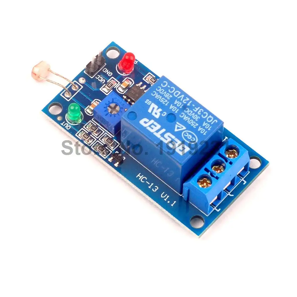 12V Light Photoswitch Sensor Switch LDR Photoresistor Relay Module Light Detection Photosensitive Sensor Board
12V Light Photoswitch Sensor Switch LDR Photoresistor Relay Module Light Detection Photosensitive Sensor Board