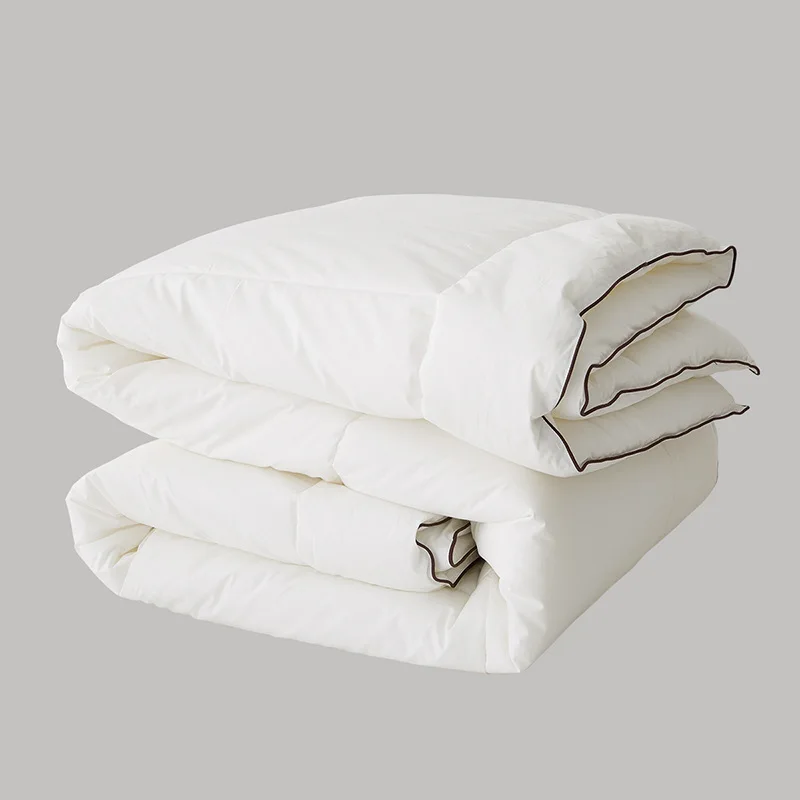 Winter Thick Warm Comforter Comfortable Superfine Feather Quilts Quality 100%Cotton Cover Water Washable Home Hotel White Duvets 
Winter Thick Warm Comforter Comfortable Superfine Feather Quilts Quality 100%Cotton Cover Water Washable Home Hotel White Duvets