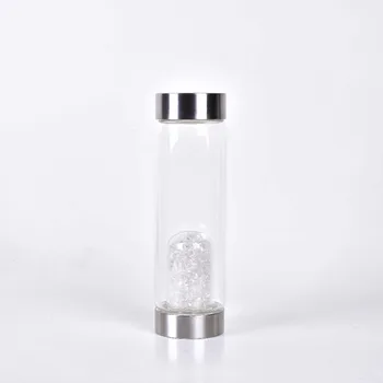 Wholesale Best Sellers Natural Clear crystal Gemstone Gravel Crystal Point Glass Infused Water Bottle
Wholesale Best Sellers Natural Clear crystal Gemstone Gravel Crystal Point Glass Infused Water Bottle