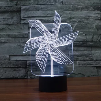Novelty Windmill 3D Lamp 7 Colors Changing LED Night Light Touch Decorative Table Lamp for Kids Bedroom Girl Gift
Novelty Windmill 3D Lamp 7 Colors Changing LED Night Light Touch Decorative Table Lamp for Kids Bedroom Girl Gift