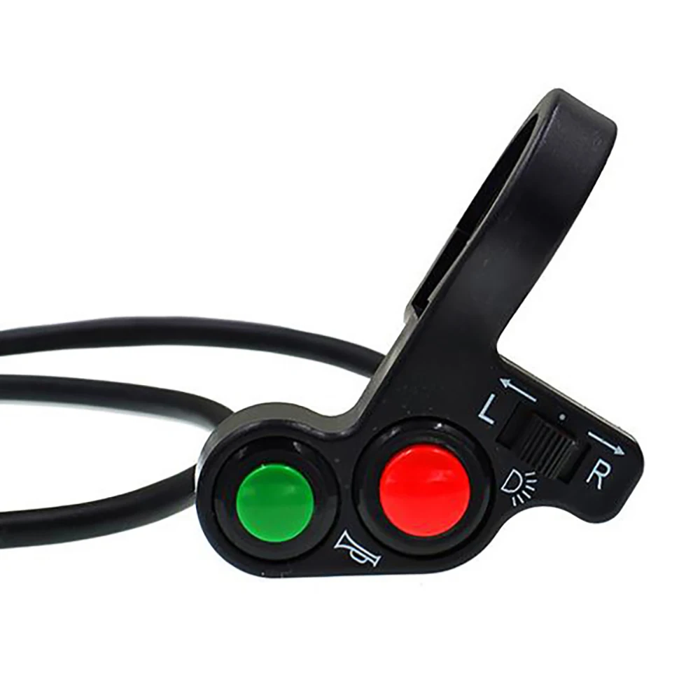 Motorcycle Switch Light 3 in 1 Turn Signal Horn ON/OFF Button Electric Bike Scooter Quad for 22mm Dia Handlebars Accessories
Motorcycle Switch Light 3 in 1 Turn Signal Horn ON/OFF Button Electric Bike Scooter Quad for 22mm Dia Handlebars Accessories