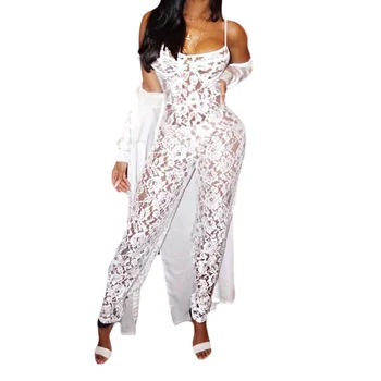 Summer White Lace Hollow Bodysuit Strapless Playsuit Mesh Sexy Women Jumpsuit Catsuit Macacao Womens Jumpsuit Combinaison Femme
Summer White Lace Hollow Bodysuit Strapless Playsuit Mesh Sexy Women Jumpsuit Catsuit Macacao Womens Jumpsuit Combinaison Femme