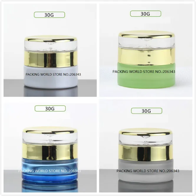 30G pearl white/green/blue/frosted glass bottle/jar/pot for cream/serum/moisturizer/eye essence/skin care/ cosmetic packing
30G pearl white/green/blue/frosted glass bottle/jar/pot for cream/serum/moisturizer/eye essence/skin care/ cosmetic packing