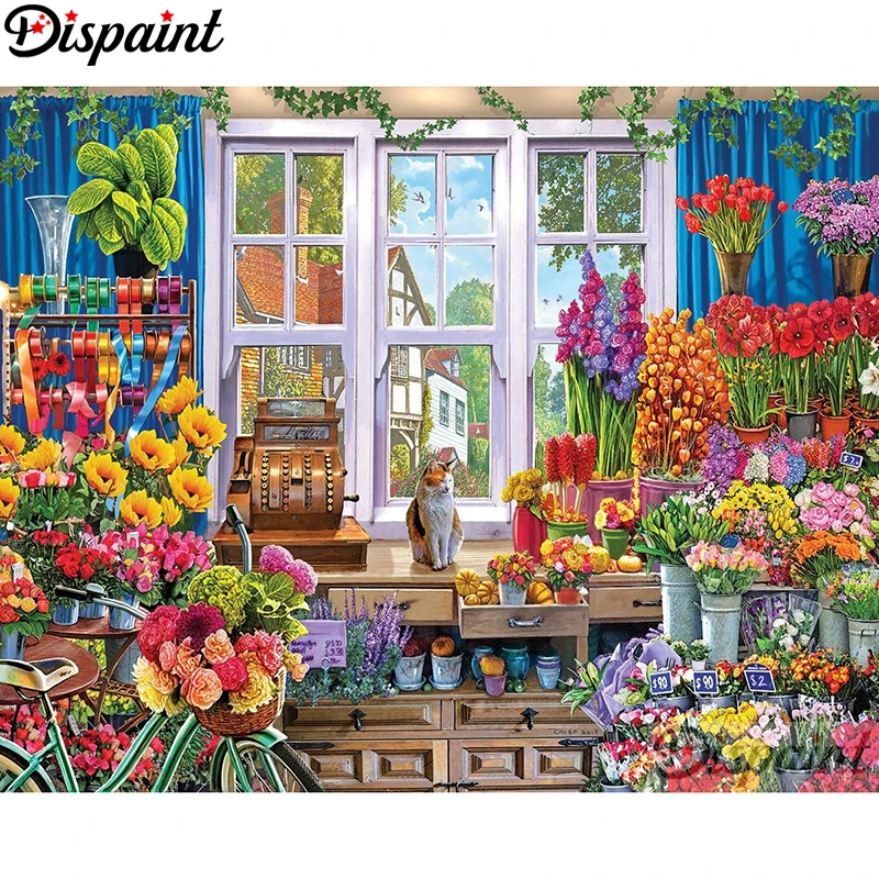 Dispaint Full Square/Round Drill 5D DIY Diamond Painting "Flower cat" Embroidery Cross Stitch 3D Home Decor A10760
Dispaint Full Square/Round Drill 5D DIY Diamond Painting "Flower cat" Embroidery Cross Stitch 3D Home Decor A10760