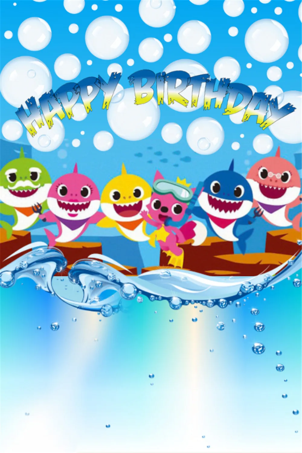 Happy Birthday Party Backdrop Blue Sea Ocean Custom Baby Shower Newborn Background Photo Booth for Studio Props SM-166
Happy Birthday Party Backdrop Blue Sea Ocean Custom Baby Shower Newborn Background Photo Booth for Studio Props SM-166