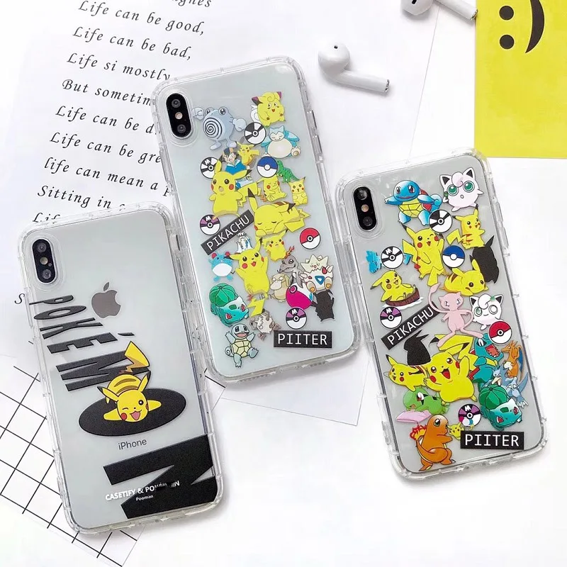 Japan cartoon pika poke Phone Cases for iPhone X XR XS MAX mon Soft TPU Silicone Transparent Case for iPhone 8 7 6s Plus Case
Japan cartoon pika poke Phone Cases for iPhone X XR XS MAX mon Soft TPU Silicone Transparent Case for iPhone 8 7 6s Plus Case