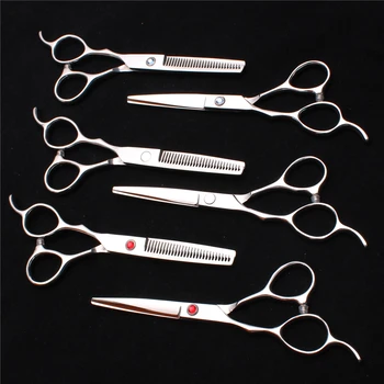 2Pcs Left-Hand 6 inch 17.5cm Customized Logo Cutting Scissors Thinning Shears Professional Hairdressing Scissors Hair Scissors
2Pcs Left-Hand 6 inch 17.5cm Customized Logo Cutting Scissors Thinning Shears Professional Hairdressing Scissors Hair Scissors