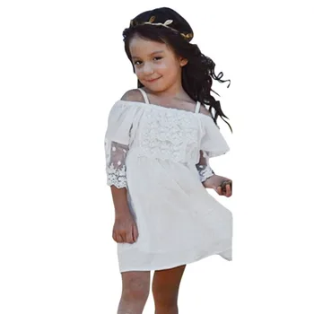 Baby Child Girls White Lace Off-shoulder Slash Neck Dress Kids Party Wedding Pageant Formal Dress 2-7Y
Baby Child Girls White Lace Off-shoulder Slash Neck Dress Kids Party Wedding Pageant Formal Dress 2-7Y