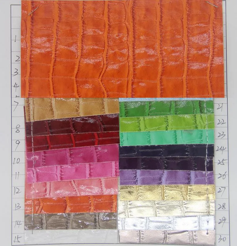 Factory wholesale cheap semi PU glossy crocodile artificial leather fabric high quality synthetic leather material
Factory wholesale cheap semi PU glossy crocodile artificial leather fabric high quality synthetic leather material