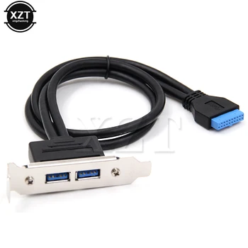 PC Mainboard 20 pin to Dual USB 3.0 Ports Express Cable 2 Dual USB 3.0 Panel Bracket Extension Cord for PC Mainboard Connectors
PC Mainboard 20 pin to Dual USB 3.0 Ports Express Cable 2 Dual USB 3.0 Panel Bracket Extension Cord for PC Mainboard Connectors