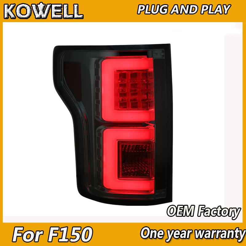 KOWELL Car Styling for Ford F150 Raptor 2015 taillights LED Tail Lamp rear trunk lamp cover drl+signal+brake+reverse
KOWELL Car Styling for Ford F150 Raptor 2015 taillights LED Tail Lamp rear trunk lamp cover drl+signal+brake+reverse