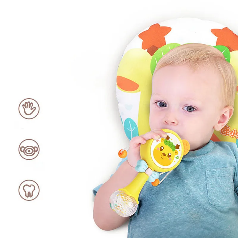 New Creative Deer Rattle Can Bite Baby Toy Light Music Molar Tooth Gel Hand Drum Baby Toys 0-12 Months Baby Rattle Baby Toy
New Creative Deer Rattle Can Bite Baby Toy Light Music Molar Tooth Gel Hand Drum Baby Toys 0-12 Months Baby Rattle Baby Toy