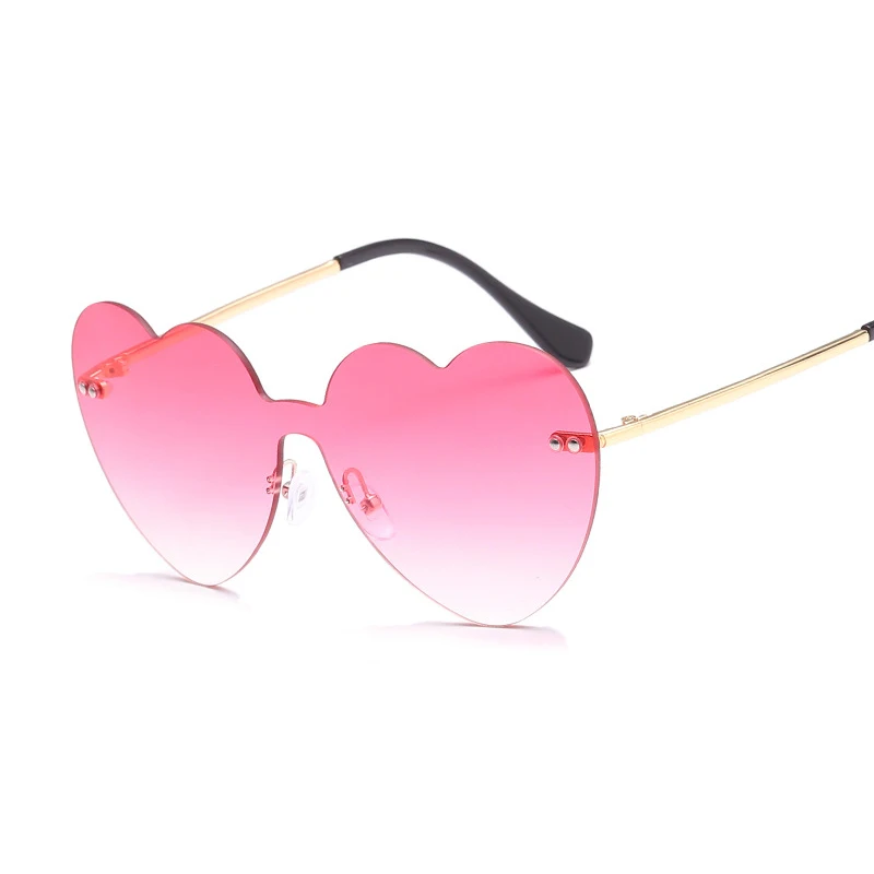 Sen Maries 2018 Love Heart Shape Sunglasses Women Rimless Frame Tint Clear Lens Colorful Sun Glasses Blue Pink Gradient Shades
Sen Maries 2018 Love Heart Shape Sunglasses Women Rimless Frame Tint Clear Lens Colorful Sun Glasses Blue Pink Gradient Shades