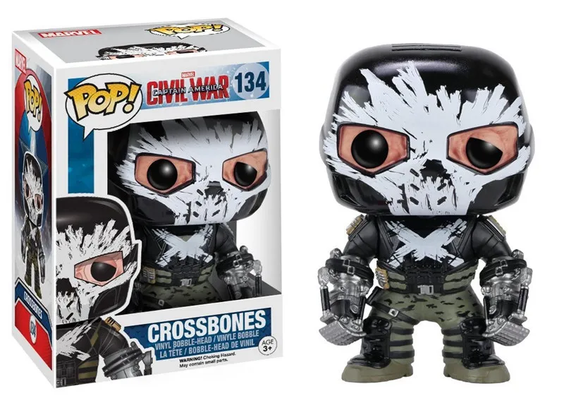 Original Funko pop Marvel Civil War Crossbones Figure Collectible Vinyl Figure Model Toy with Original box
Original Funko pop Marvel Civil War Crossbones Figure Collectible Vinyl Figure Model Toy with Original box