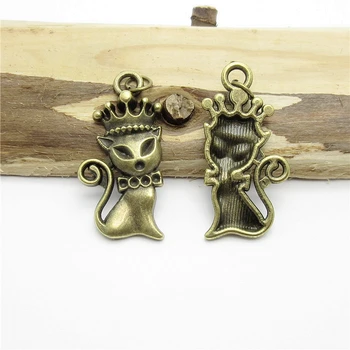 36PCS (30*15mm ) Antique Bronze Cat Charms pendants fit European bracelet made diy Pendant Jewelry Findings
36PCS (30*15mm ) Antique Bronze Cat Charms pendants fit European bracelet made diy Pendant Jewelry Findings