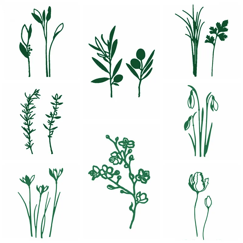 Wildflower Weed Decoration 2019 New Diecut Metal Cutting Dies for DIY Scrapbooking Embossing Paper Cards Making Crafts Supplies
Wildflower Weed Decoration 2019 New Diecut Metal Cutting Dies for DIY Scrapbooking Embossing Paper Cards Making Crafts Supplies