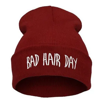 Skullies Beanies Woman Winter Hat Unisex Knit Hat Autumn Hip Hop Knitted Beanie Embroidery Bad Hair Day Beanies For Man Adult
Skullies Beanies Woman Winter Hat Unisex Knit Hat Autumn Hip Hop Knitted Beanie Embroidery Bad Hair Day Beanies For Man Adult