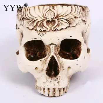 Skull Shape Resin Flower Pot 15x22cm Plant Pot Garden Home Office Planter Desktop Flower Pots Decor Flower Potative Creative
Skull Shape Resin Flower Pot 15x22cm Plant Pot Garden Home Office Planter Desktop Flower Pots Decor Flower Potative Creative