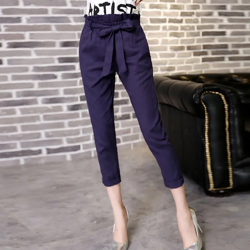 New 2019 Fashion spring Vintage gray grid casual pants women pants trousers female streetwear capris summer pants
New 2019 Fashion spring Vintage gray grid casual pants women pants trousers female streetwear capris summer pants