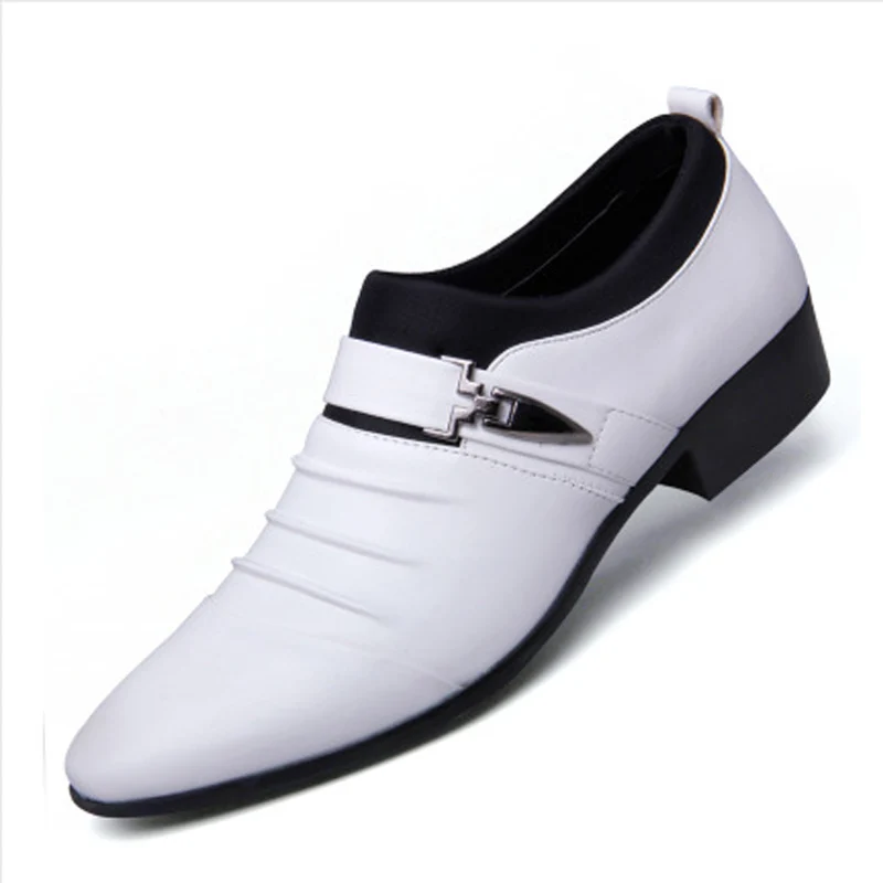 2019 Black Brown White Men Leather Shoes Mens Pointed Toe Dress Shoes High Quality Formal Slip On Hollow Out Sandals Man ZZXS3CD
2019 Black Brown White Men Leather Shoes Mens Pointed Toe Dress Shoes High Quality Formal Slip On Hollow Out Sandals Man ZZXS3CD
