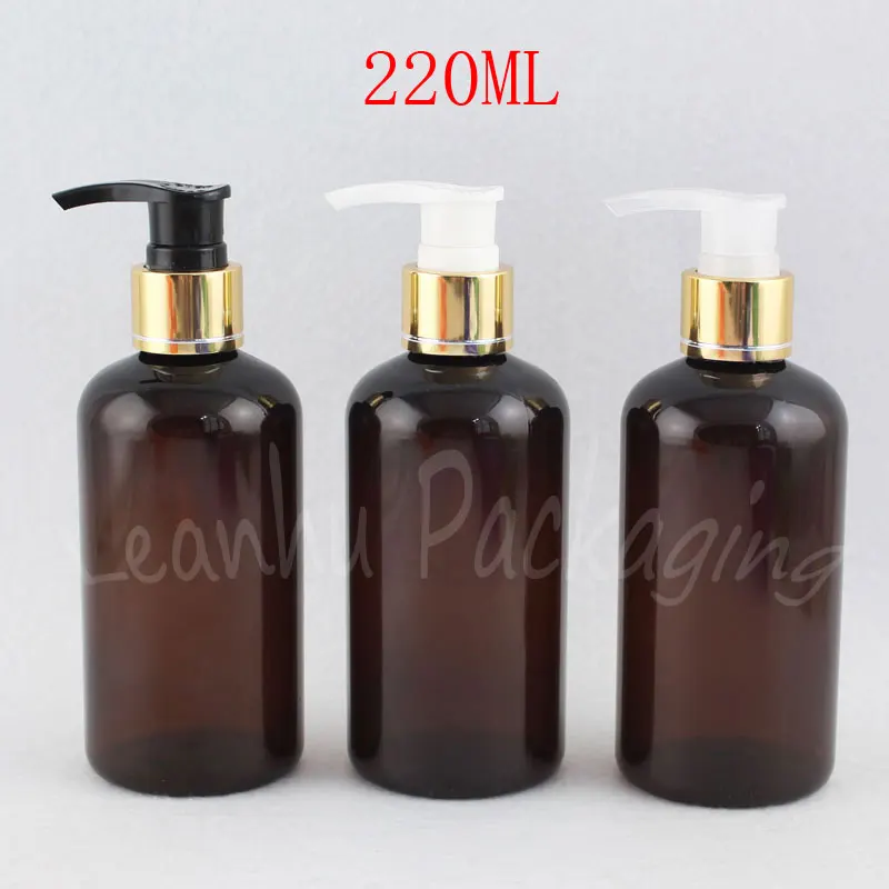 220ML Brown Round Shoulder Plastic Bottle , 220CC Empty Cosmetic Container , Shower Gel / Lotion Sub-bottling (24 PC/Lot )
220ML Brown Round Shoulder Plastic Bottle , 220CC Empty Cosmetic Container , Shower Gel / Lotion Sub-bottling (24 PC/Lot )