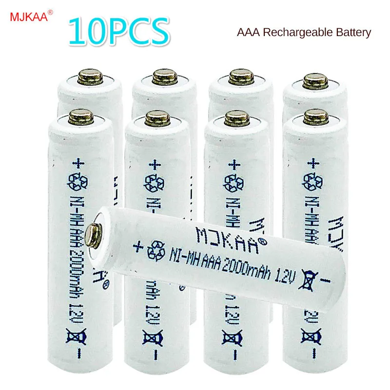 10pCS AAA 7# Rechargeable Battery 2000mAh Ni-MH Rechargeable AAA Battery for remote control toy
10pCS AAA 7# Rechargeable Battery 2000mAh Ni-MH Rechargeable AAA Battery for remote control toy