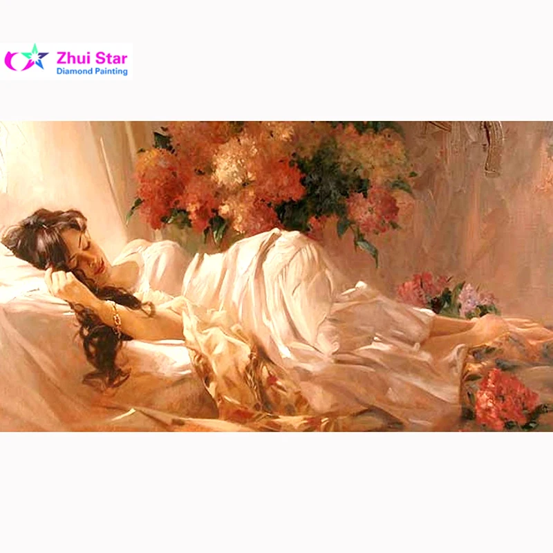 Zhui Star 5D Round diamond painting diy diamond painting embroidery cross stitch Home Decor Full diamond mosaic Sleeping Beauty
Zhui Star 5D Round diamond painting diy diamond painting embroidery cross stitch Home Decor Full diamond mosaic Sleeping Beauty