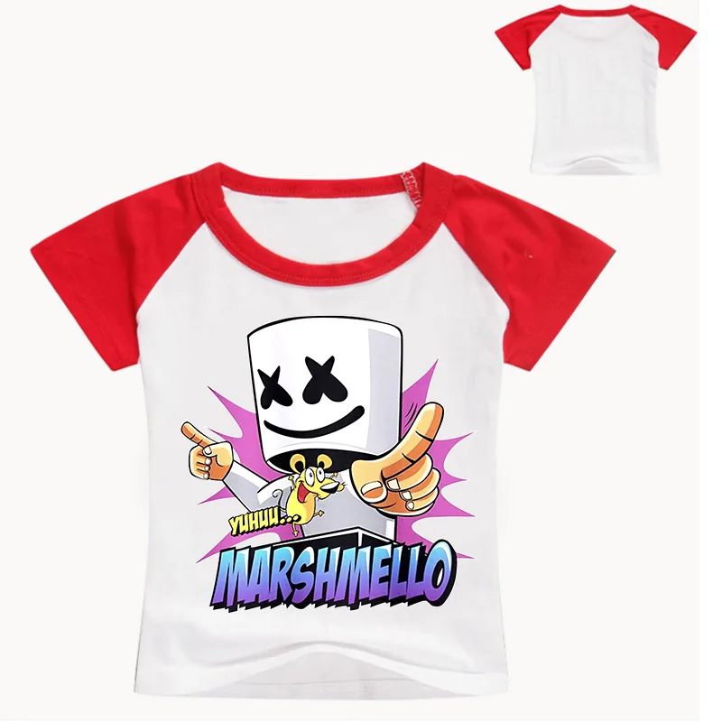 Marshmello Dj Music Print Cotton T-shirt for Boy 2019 Summer Children T-shirts Top Casual Short Sleeve T Shirt Baby Boys Chothes
Marshmello Dj Music Print Cotton T-shirt for Boy 2019 Summer Children T-shirts Top Casual Short Sleeve T Shirt Baby Boys Chothes