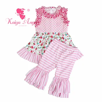 Kaiya Angel 2018 Floral Ruffle Polka Dot Fashion Outfits Summer Sleeveless Toddler Girls Clothes Children Tracksuits Clothing
Kaiya Angel 2018 Floral Ruffle Polka Dot Fashion Outfits Summer Sleeveless Toddler Girls Clothes Children Tracksuits Clothing