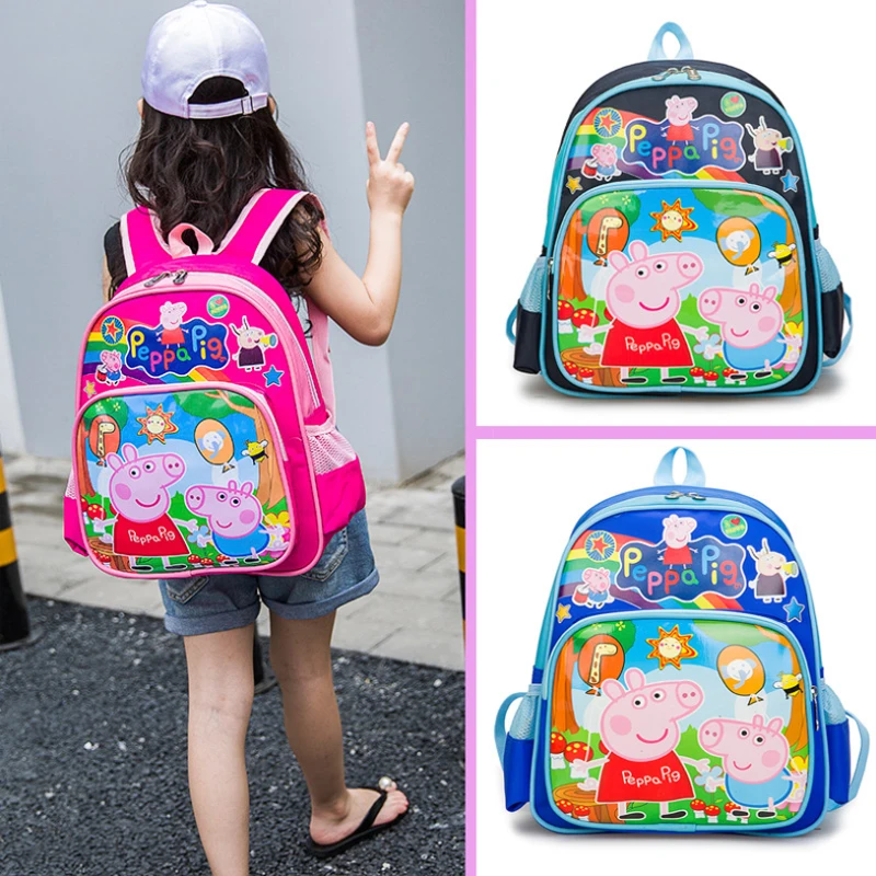 New Peppa Pig Kindergarten Bag Fashion Cute Cartoon Character Print Backpack Waterproof Decompression Children Birthday Gift
New Peppa Pig Kindergarten Bag Fashion Cute Cartoon Character Print Backpack Waterproof Decompression Children Birthday Gift