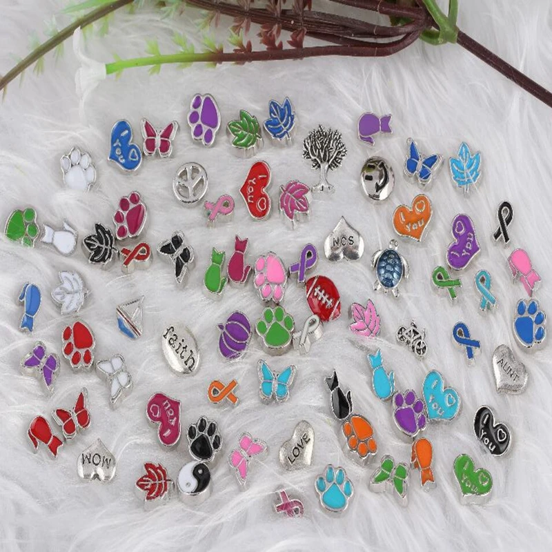 Enamel Butterfly Cat Dog Paw Prints Heart Leaf Floating Charms For Living Memory Glass Locket Floating Locket Pendants DIY Gift
Enamel Butterfly Cat Dog Paw Prints Heart Leaf Floating Charms For Living Memory Glass Locket Floating Locket Pendants DIY Gift