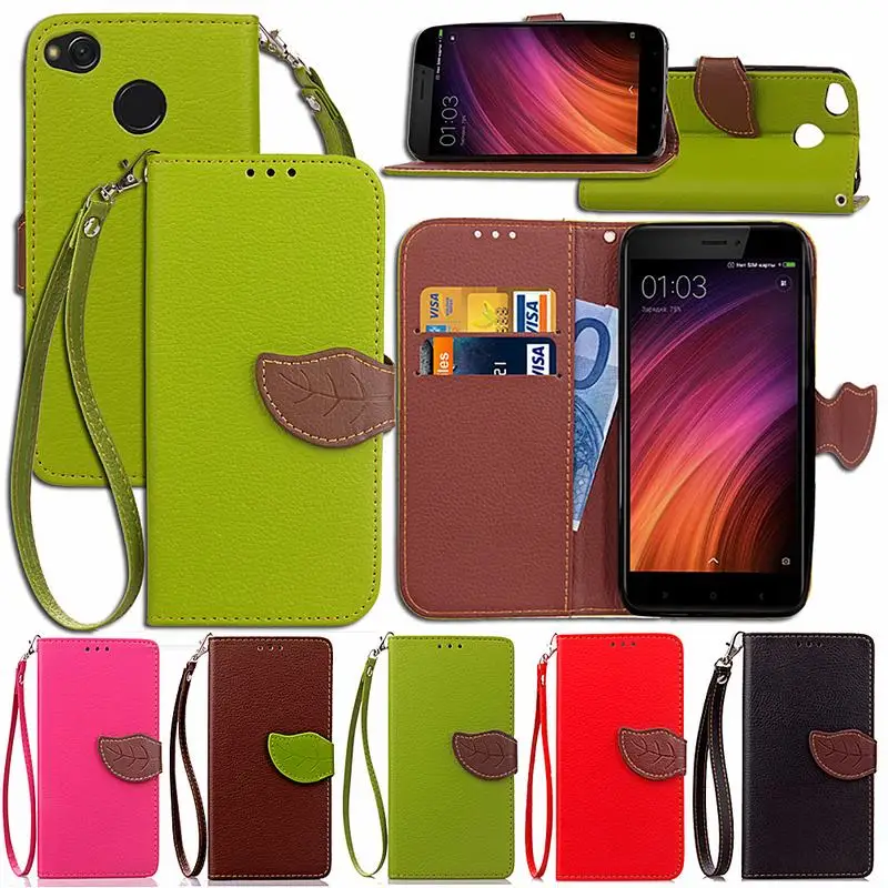 Кожаный Flip Case Для Ксиаоми Редми 3s