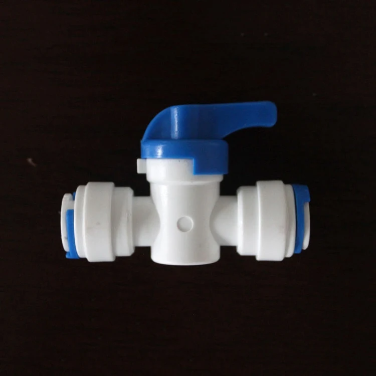 3/8" OD Tube Quick Fitting Tap Shut Off Ball Valve For RO Water Reverse Osmosis Aquarium System
3/8" OD Tube Quick Fitting Tap Shut Off Ball Valve For RO Water Reverse Osmosis Aquarium System