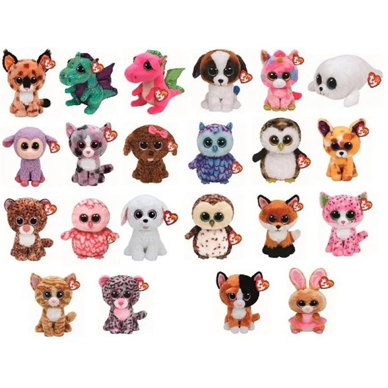 50PCS/Lot Wholesale Ty Beanie Boos 15cm Plush Toys Stuffed Doll Panda Bear Unicorn Big Eyes Animals Doll Christmas Gifts S2151
50PCS/Lot Wholesale Ty Beanie Boos 15cm Plush Toys Stuffed Doll Panda Bear Unicorn Big Eyes Animals Doll Christmas Gifts S2151