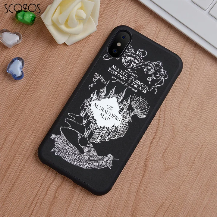 Scozos Гарри Поттер Мародеры Карта чехол для телефона iphone X 4 4S 5 5S Se 5C 6 6s 7 8 и плюс # C228 |