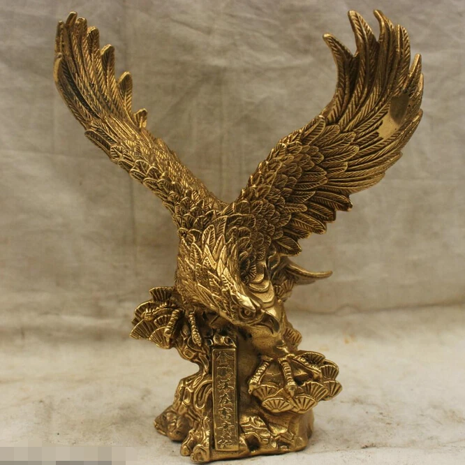 Chinese Folk Culture Handmade Old Bronze Brass Statue Lucky The eagle Sculpture R0713 Discount 35%
Chinese Folk Culture Handmade Old Bronze Brass Statue Lucky The eagle Sculpture R0713 Discount 35%