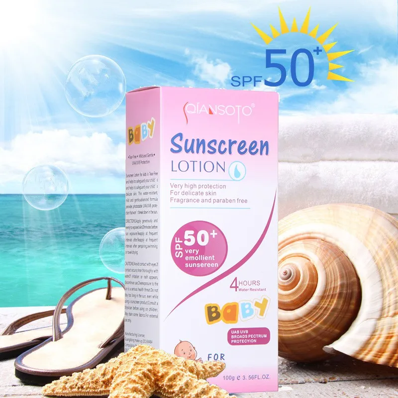 SPF 50 + Fresh Baby Sunblock Long-lasting Protective Cream Prevents Skin Damage Pigmentation Face Cream Sunscreen
SPF 50 + Fresh Baby Sunblock Long-lasting Protective Cream Prevents Skin Damage Pigmentation Face Cream Sunscreen