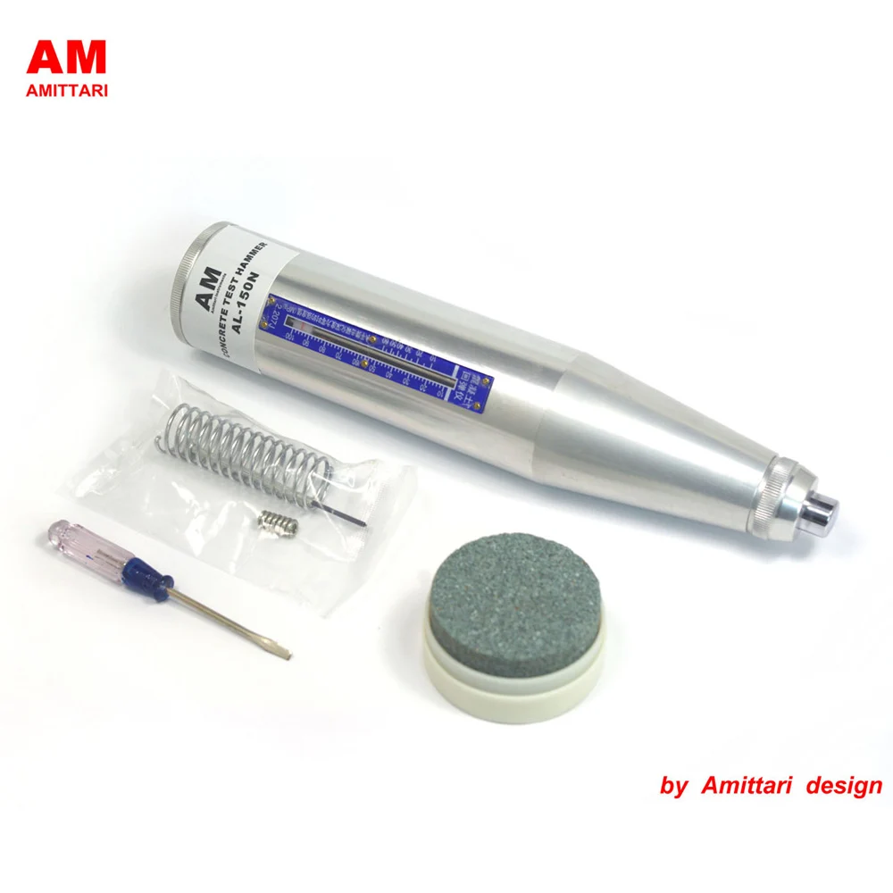 Brand Genuine AMITTARI Concrete hardness tester test hammer cement meter Compressive strength Building plate beam bridge column
Brand Genuine AMITTARI Concrete hardness tester test hammer cement meter Compressive strength Building plate beam bridge column