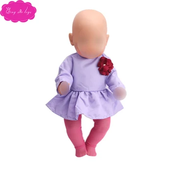 43 cm baby dolls Clothes purple suit Dress accessories Baby toys fit American 18 inch Girls doll f1
43 cm baby dolls Clothes purple suit Dress accessories Baby toys fit American 18 inch Girls doll f1