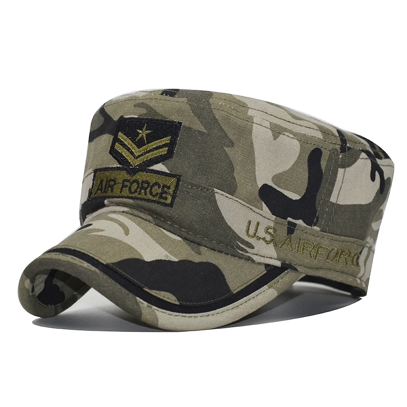 New US Tactical Flat New Wing Air Force Low Profile Hat Caps Men cotton flat top cap camouflage camo hats embroidered airforce
New US Tactical Flat New Wing Air Force Low Profile Hat Caps Men cotton flat top cap camouflage camo hats embroidered airforce