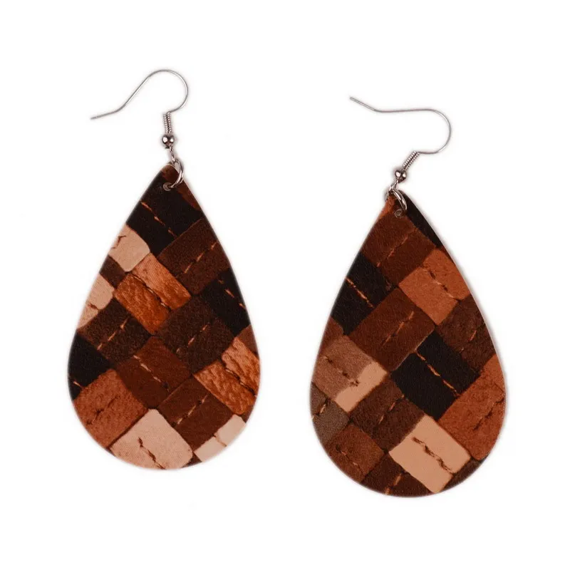 2019 New Bohemia Colorful PU-Leather Earring Stripe Teardrop Dangle Hook Earrings Wedding Jewelry For Women Jewelry Bijoux Girls
2019 New Bohemia Colorful PU-Leather Earring Stripe Teardrop Dangle Hook Earrings Wedding Jewelry For Women Jewelry Bijoux Girls