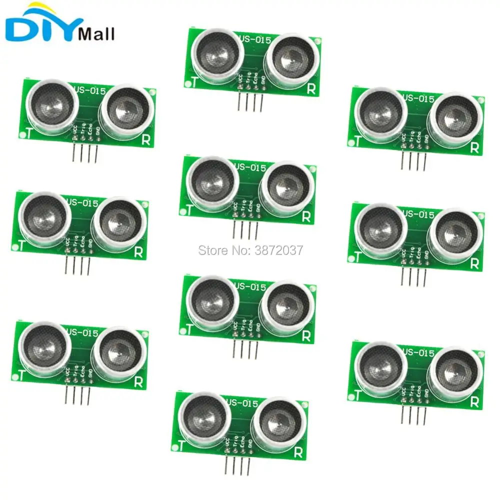 10pcs/lot US-015 Ultrasonic Sensor Distance Detection Module Range Measuring Transducer DC 5V for Arduino
10pcs/lot US-015 Ultrasonic Sensor Distance Detection Module Range Measuring Transducer DC 5V for Arduino