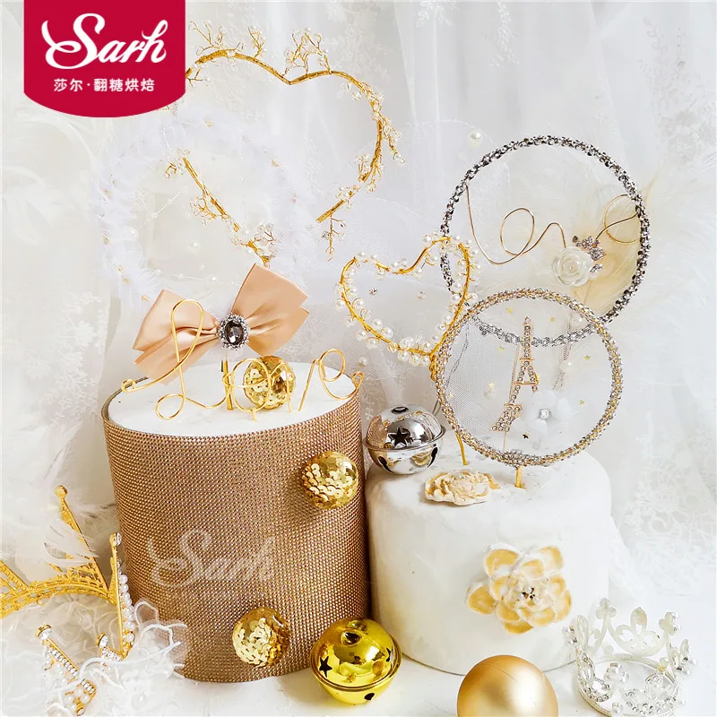 Gold Fairy Tower Drill Ring Decoration for Wedding Valentine's Day Birthday Party Supplies Happy Birthday Lovely Baking Gift
Gold Fairy Tower Drill Ring Decoration for Wedding Valentine's Day Birthday Party Supplies Happy Birthday Lovely Baking Gift