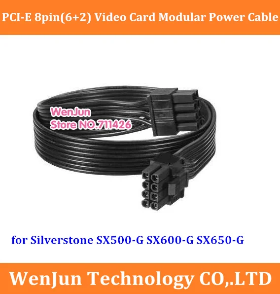 new 60cm black GPU 8Pin to 6+2Pin PCI-e Video Card modular power cable for Silverstone SX500-G SX600-G SX650-G
new 60cm black GPU 8Pin to 6+2Pin PCI-e Video Card modular power cable for Silverstone SX500-G SX600-G SX650-G